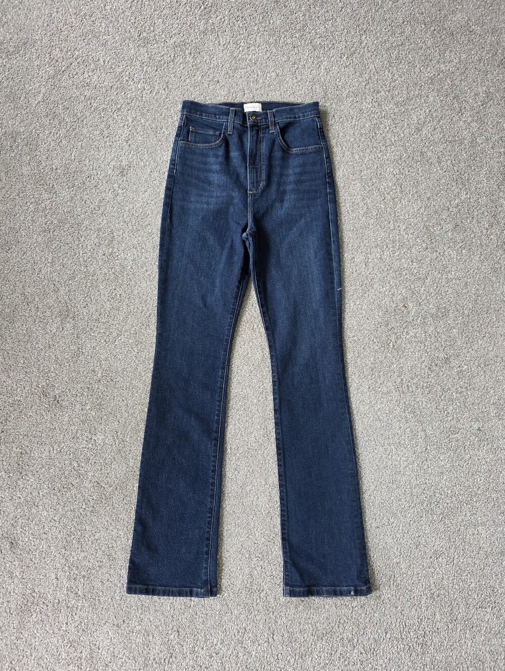Favorite Daughter Valentina Super High Rise Mini Bootcut Jeans- Woodside